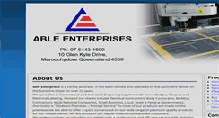 Desktop Screenshot of ableenterprises.com.au